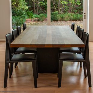 solid oak table by Passon Savorgnani for Riva 1920