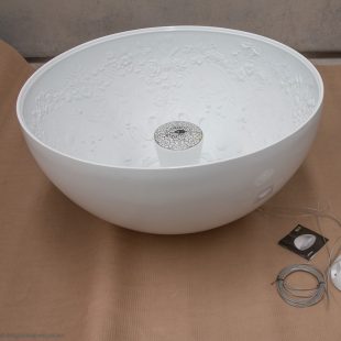large white skygarden light by marcel wanders for flos