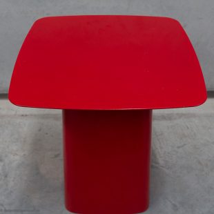 red side table by Bouroullec for Vitra designer furniture