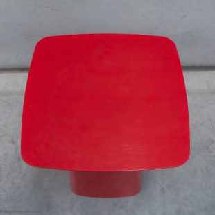 red side table by Bouroullec for Vitra designer furniture